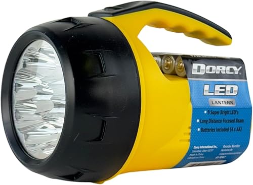 Miniatura 6 de Dorcy linterna de LED en miniatura para campamento 27 lúmenes con mango superior colores surtidos 41-1047