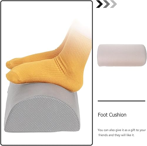 Miniatura 3 de Healifty Reposapiés para debajo del escritorio en el trabajo y los juegos, taburete de espuma viscoelástica debajo del escritorio, diseño