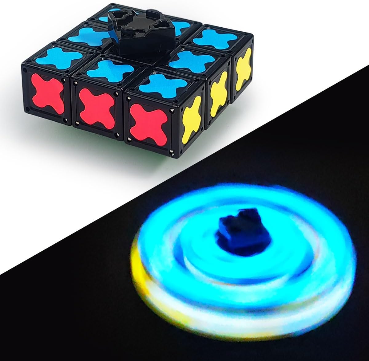 Magnetic Fidget Spinner Cube for Adults, Magnet Toys Stocking Stuffers Gifts for Teen Boys and Girls, Party Favors for Kids 8-12, Sensory Toys for Autism