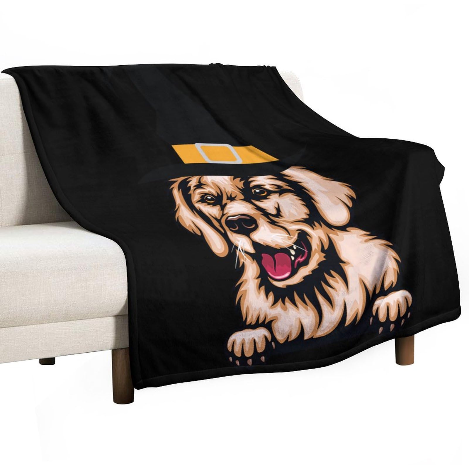Couverture Kuvasz cadeau de mariage et anniversaire pour amoureux de chiens