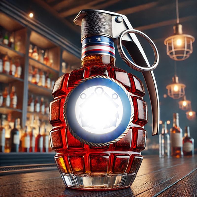 Carafe à whisky grenade : le cadeau idéal pour sublimer un bar de salon