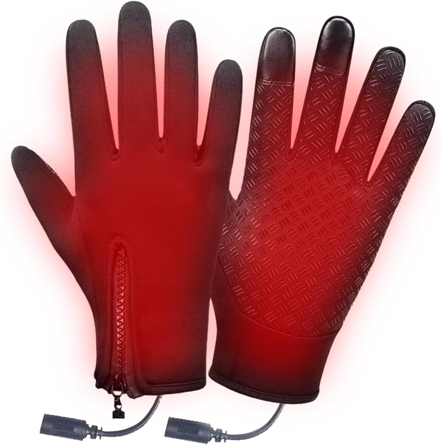 Hand Warmers Gloves | Charging USB Gloves Touchscreen Heated Mittens,Windproof Warm Heating | for Women Men Indoor Outdoor Riding Running Skiing