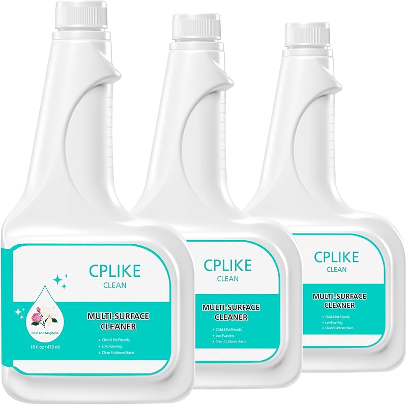 Floor Cleaning Solution Compatible with eufy C28, Omni C20, X10 Pro Omni | X8 Pro, G series, L Series Robot Vacuums, Dilution Ratio 1:200, 473 ml /15.99 fl oz, for Multi-Surface Hard Floor(3 Bottles)