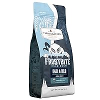 Vista 10 de Fresh Roasted Coffee, Organic Dark & Bold Frostbite Cold Brew USDA Organic, Kosher Tostado oscuro 12 oz molido grueso