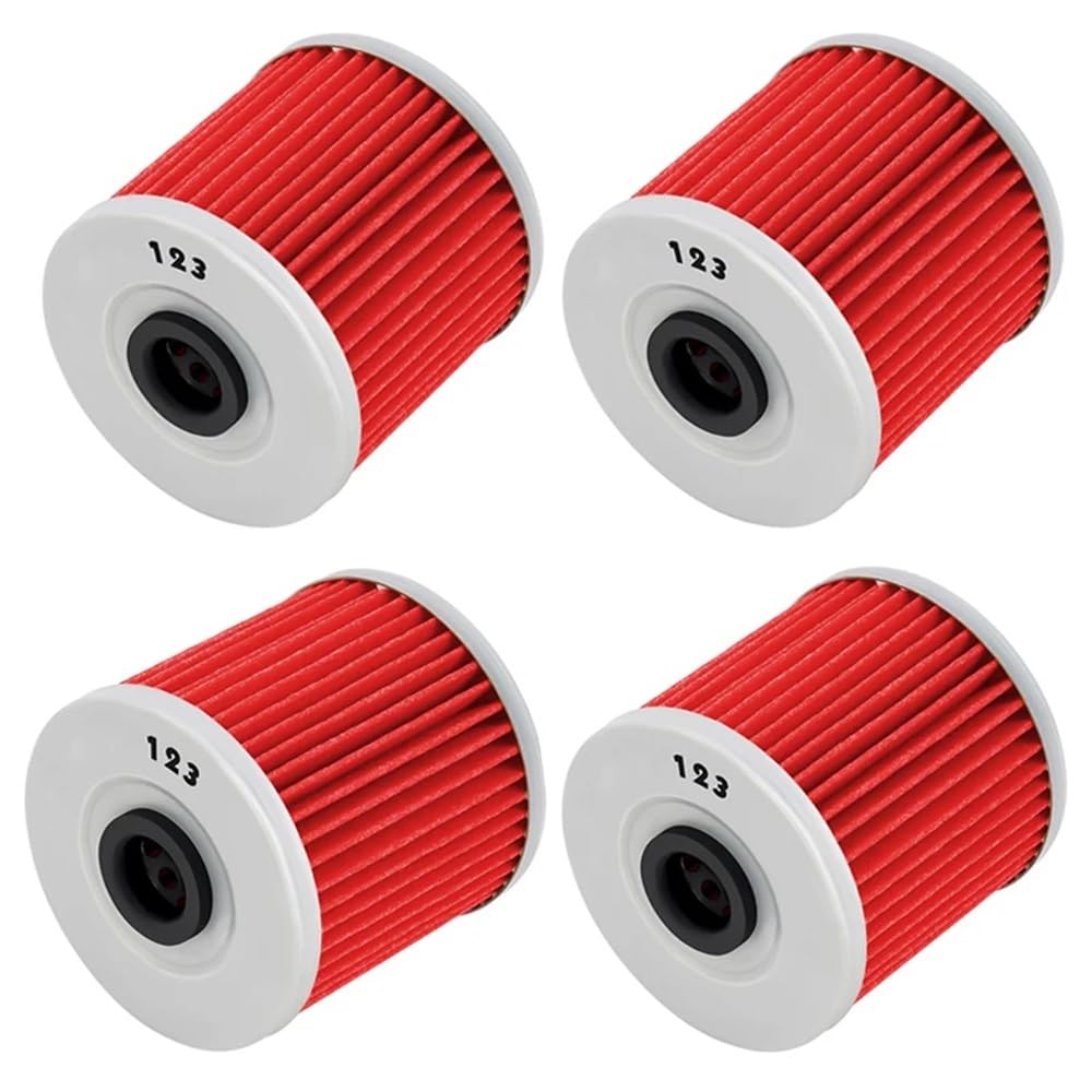 Accesorios Filtros de aceite for motocicleta compatibles con KLR650, KL650, KLX650, KL650S, BJ250, KLT200, KLF220, KLF250, KEF300, KLF300 y Z200.(6pcs)