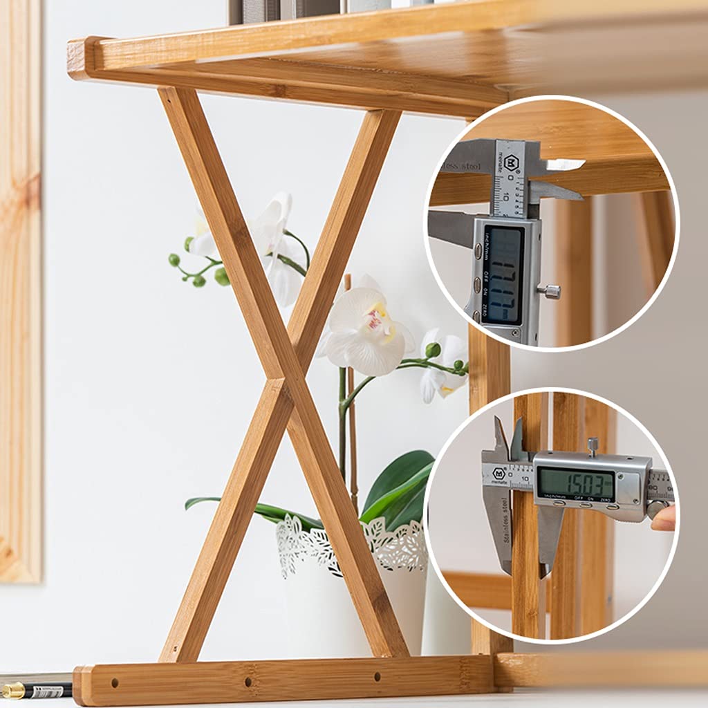 podstawa drukarki Stojak drukarki Stojak z 2 poziomą Półka do przechowywania Kuchnia Półka stołowa z biurem przechowywania Home Desktop Desk Stand Drukarka Organizacja Bambusa Podstawka na biurko