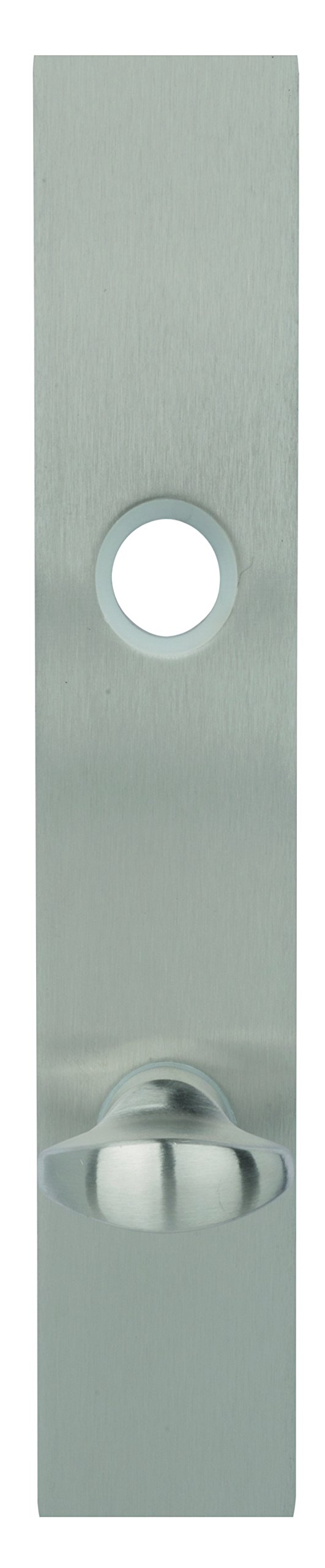 Poignée de porte anti trace Alpertec inox 78mm pour WC et pièces humides