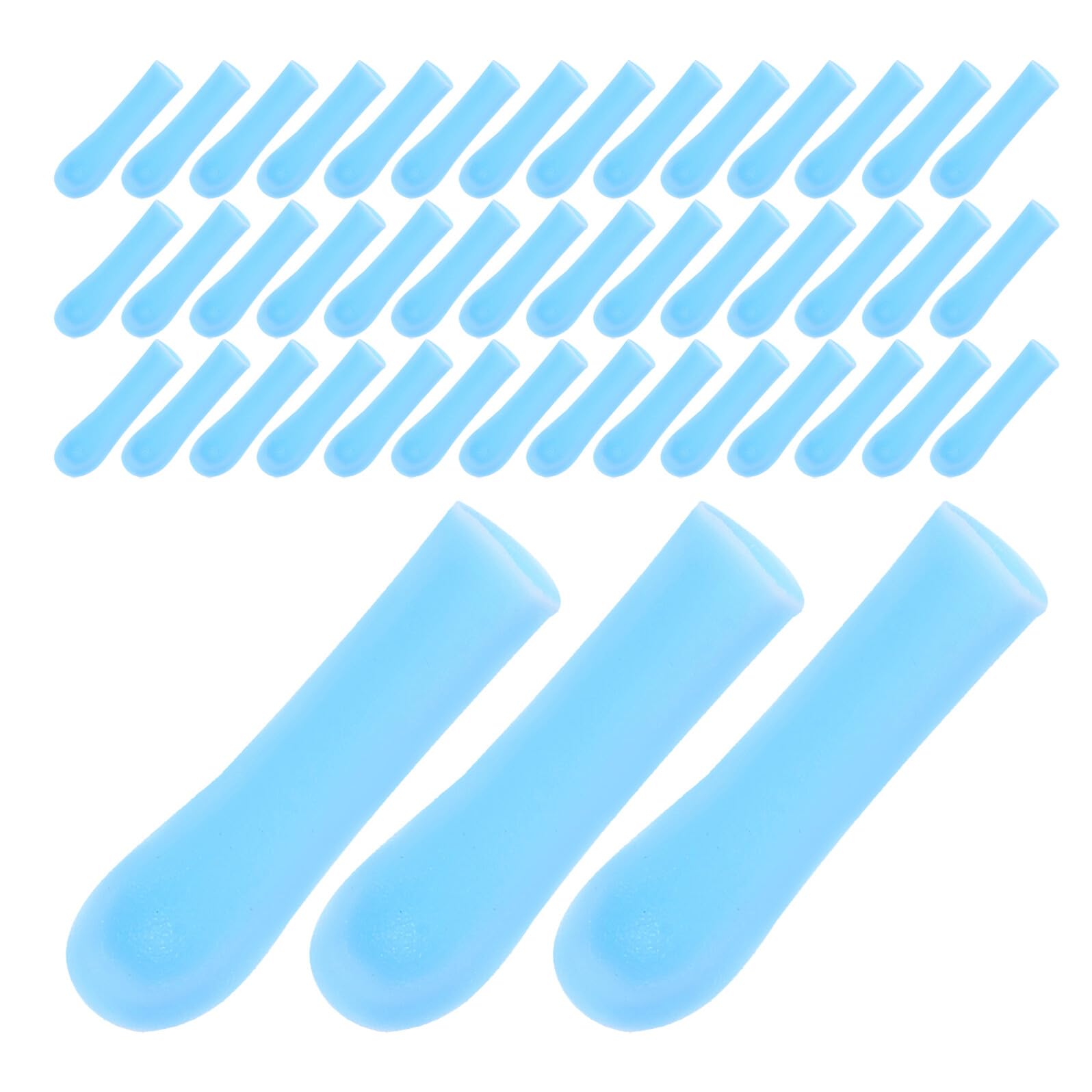 Wakauto 150pcs Ear Spoon Replacement Covers Soft Silicone Earwax Removal Tips Universal Ear Cleaning Tool Accessories for Gentle
