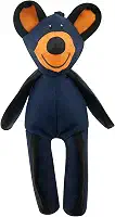 Unbreaka Bear Dog Toy, brinquedo indestrutível, urso inquebrável para cães, brinquedo para mastigar cães para limpar os dentes, brinquedo de pelúcia para cães que rangem, brinquedo interativo para
