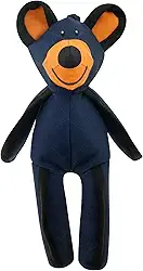 Unbreaka Bear Dog Toy, brinquedo indestrutível, urso inquebrável para cães, brinquedo para mastigar cães para limpar os dentes, brinquedo de pelúcia para cães que rangem, brinquedo interativo para