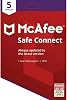 McAfee Safe Connect Premium VPN PC & Mobile Security | 5 Devices | 1 Year