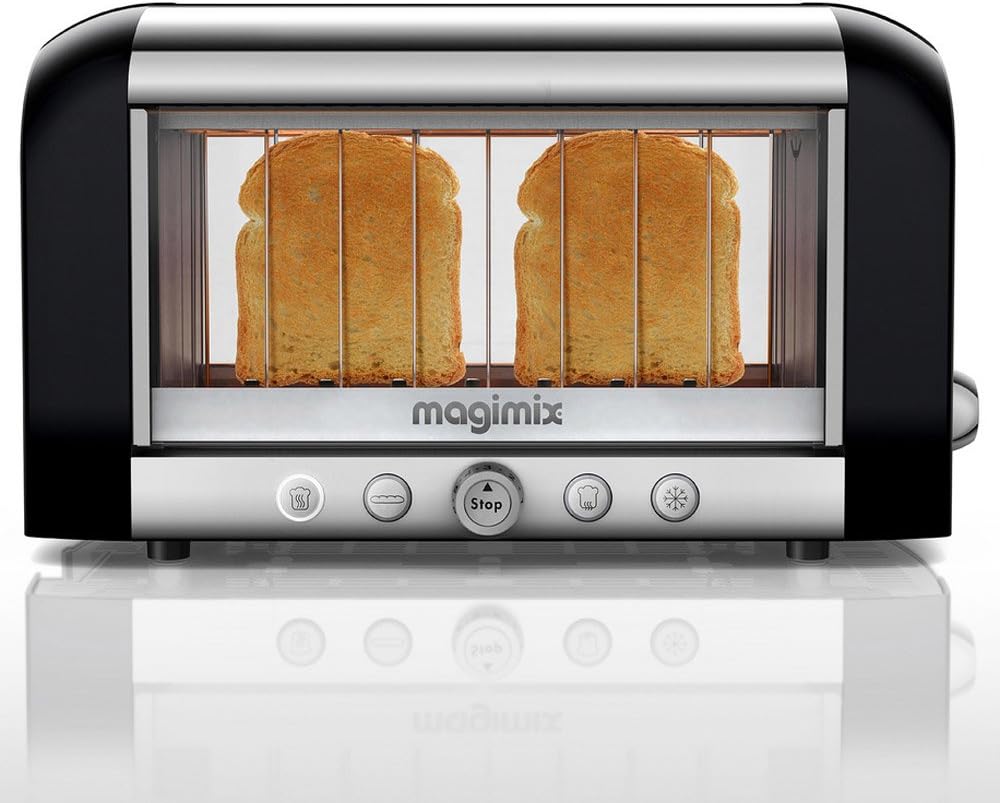 Magimix Colored Vision Toaster: Black