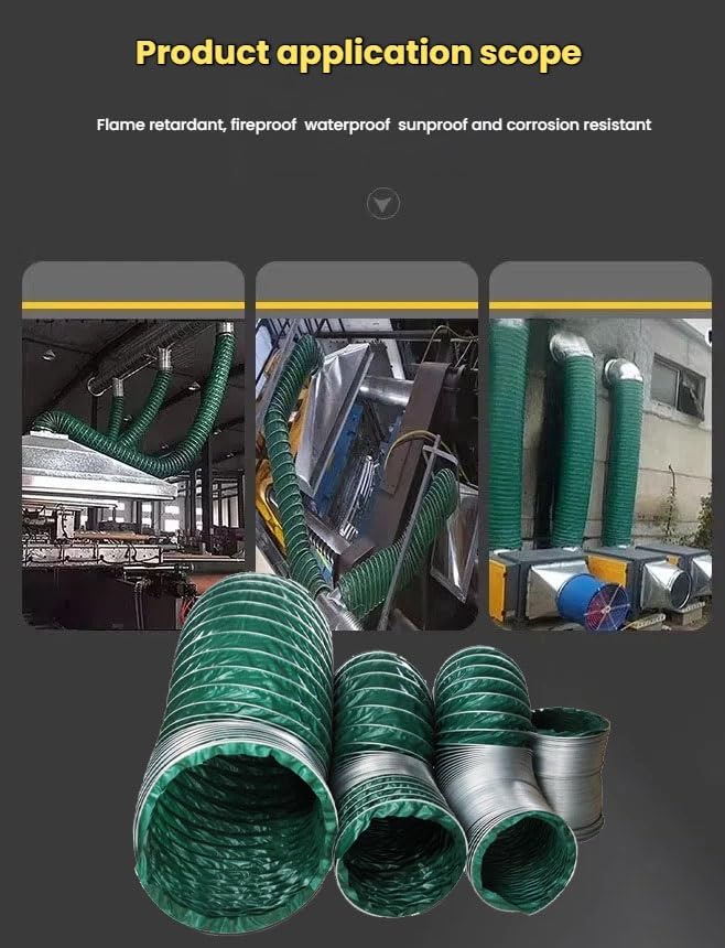 Extraction d'air efficace avec ce tuyau de ventilation flexible 28cm - 5