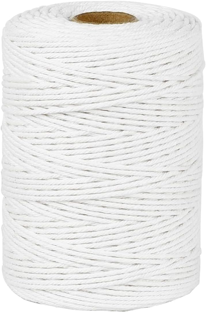 PerkHomy Cotton Butchers Twine String 700 Feet 2mm Twine for Cooking