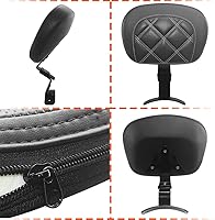Vista 6 de FOVPLUE Respaldo para conductor, kit de almohadillas ajustables para respaldo del conductor, compatible con Harley Touring CVO Road Glide Road King