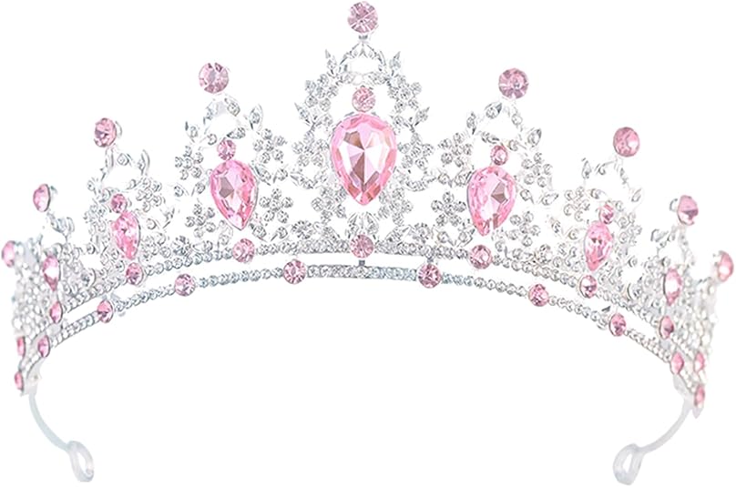 Crystal Crown and Tiara For Women - Rhinestone Headband For Princess Girls,Bridal Hair Accessories For Weddings Birthday