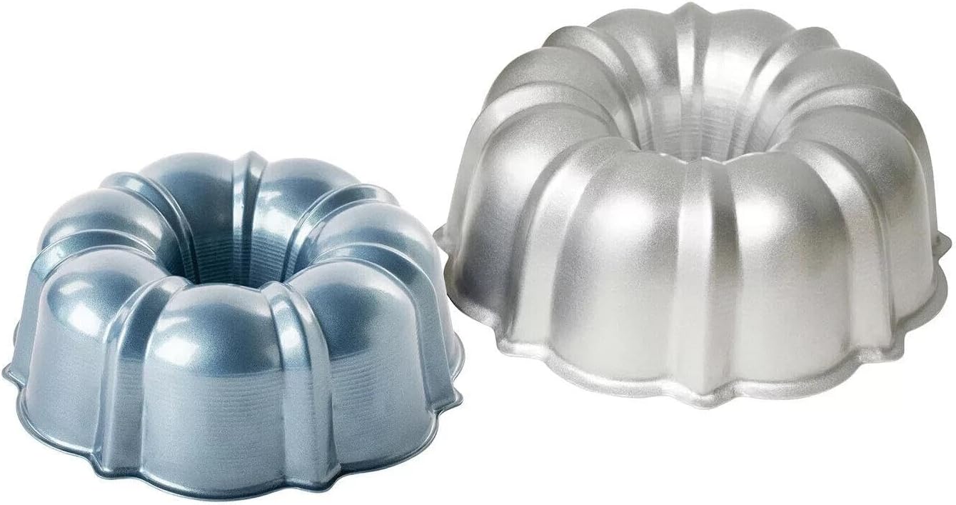 For Nonstick Formed Aluminum 2-piece Tiered For Bundt Set, 12 Cup and 6 Cup