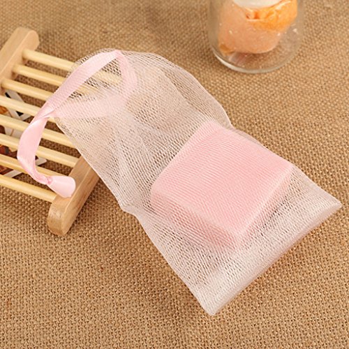 10pcs Maglia Sapone Sacchetti Titolare Sacco