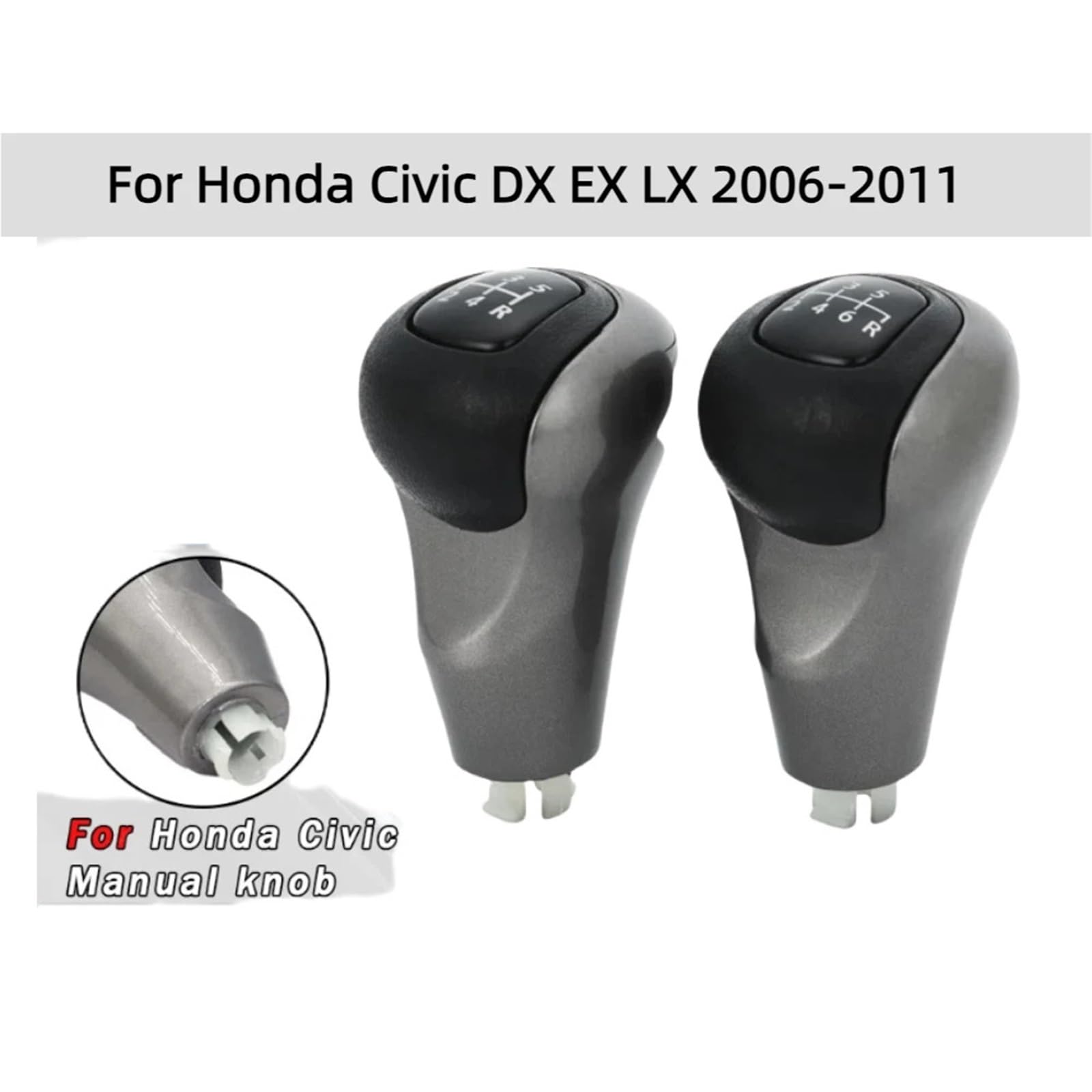 skórzana dźwignia zmiany biegów Pasuje do Honda Civic DX EX LX 2006-2011 ręczna skrzynia biegów dźwignia zmiany piłka osłona przeciwpyłowa akcesoria