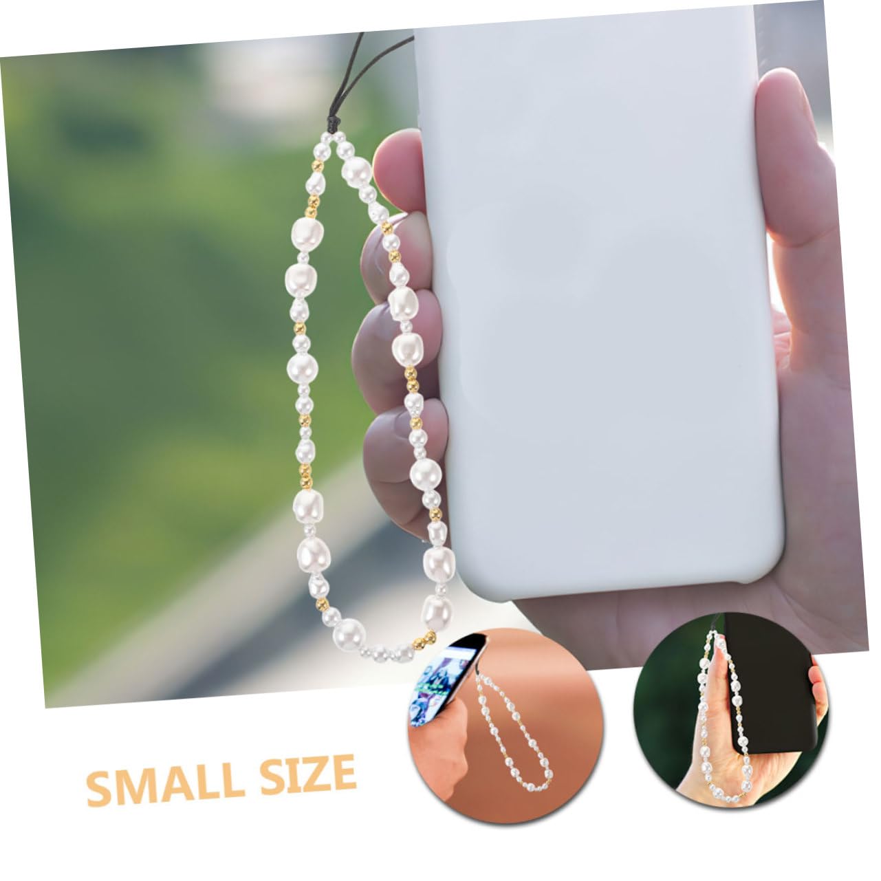 HOMSFOU Cadena De Teléfono Móvil Cordón Para Teléfono Cordón De Teléfono Celular Correa De Cadena De Teléfono Correa De Muñeca Para Caja Del Teléfono De Muñeca Del Teléfono Celular