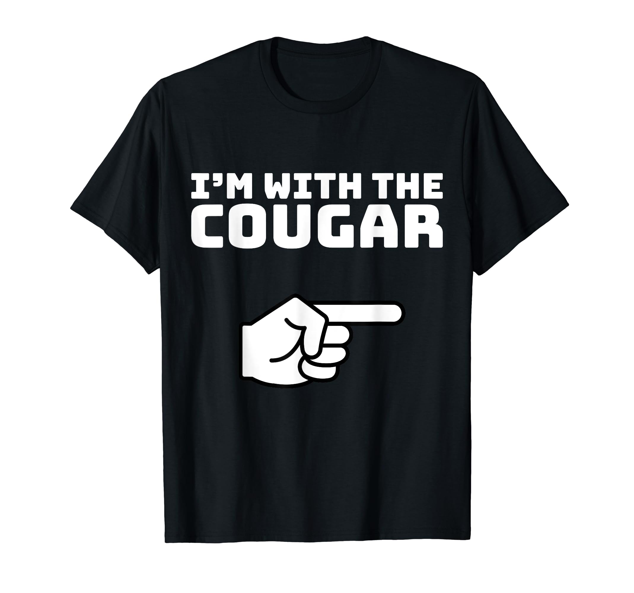I'm With The Cougar For BF, I'm The Cougar For GFI'm With The Cougar Matching Costume Gf Boyfriend Halloween T-Shirt