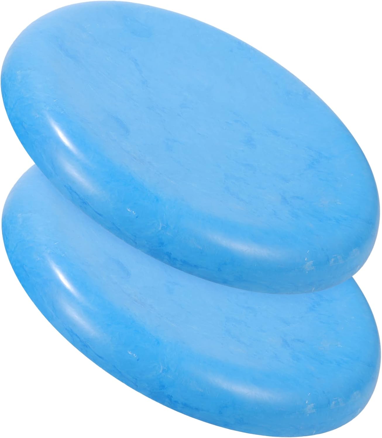 Round Plastic Stool Seat Replacement Accessory for Home Canteen and Bar Use Sturdy Easy-to-Install 2-Pack