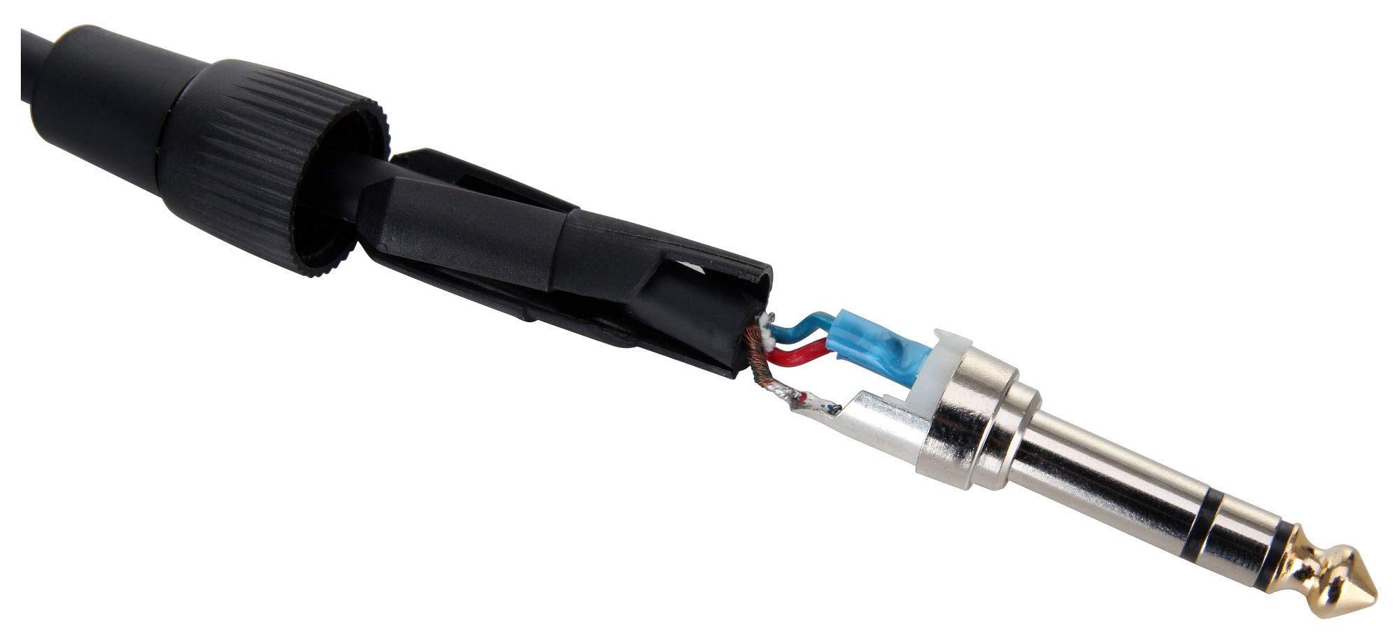 Pronomic 5er Set Stage INSTS-10 Stereo-Klinkenkabel (symmetrisch abgeschirmt, zweiadrig, 6,3mm Stereo-Klinke ⇒ 6,3mm Stereo-Klinke, 10 m lang) Schwarz