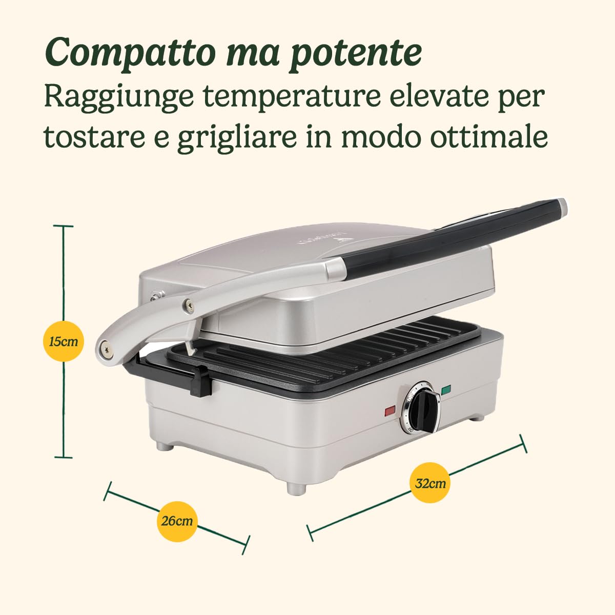 Macchina Per Waffle Elettrica 1800W, Versatile Per Pane, Tortillas E Omelette - Temperatura Regolabile, Perfetta Per Casa E Negozi