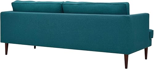 Miniatura 4 de Modway Sofá moderno contemporáneo de tela tapizada ágil en verde azulado