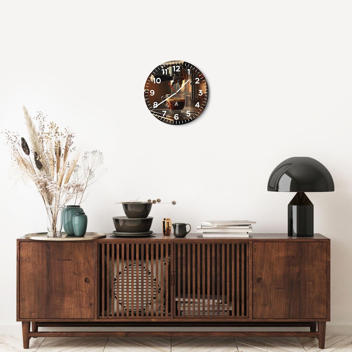 ARTTOR Pendule Murale Moderne Ronde 30x30 cm Cuisine - 5745