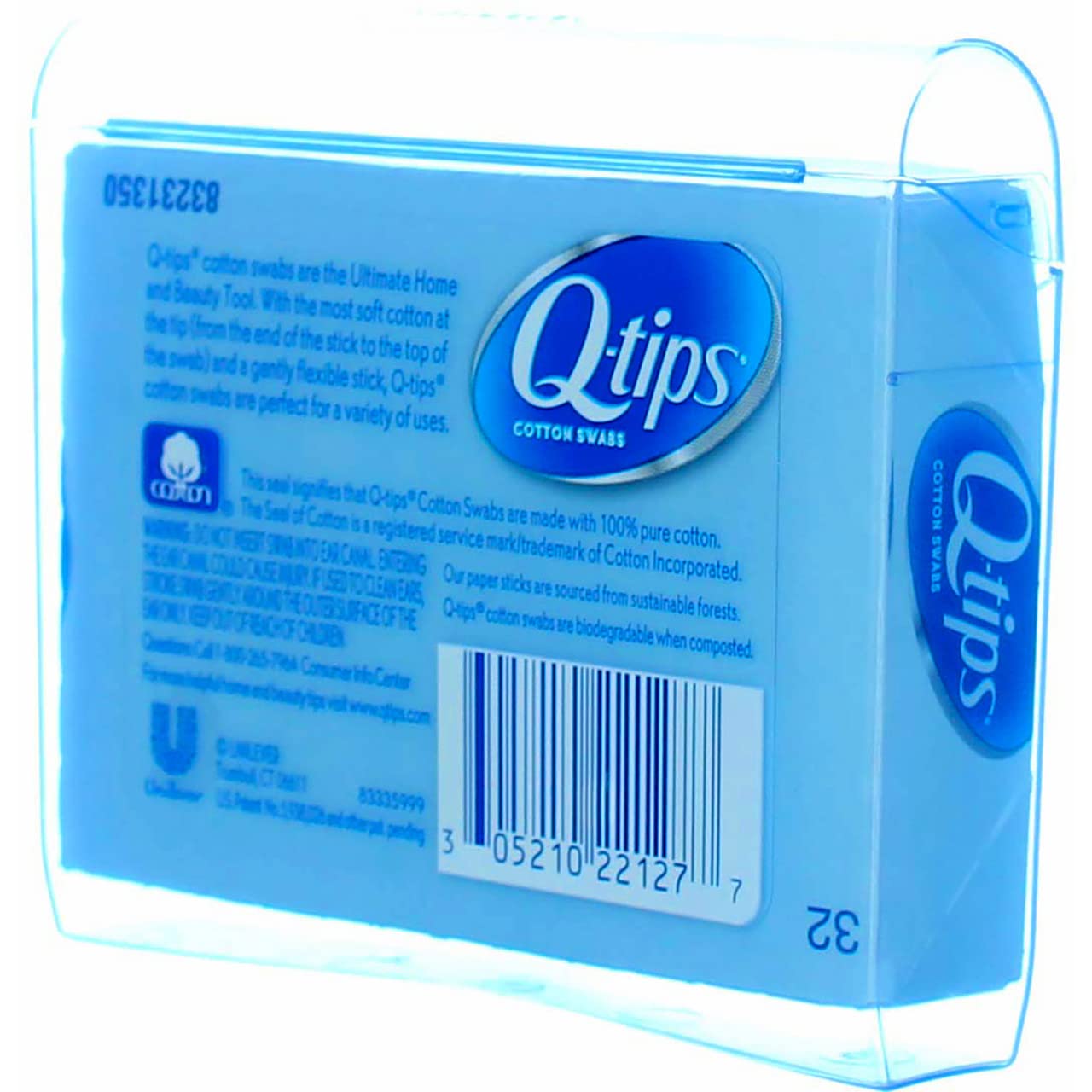 Q-tips Swabs Purse Pack 30 Each (Pack of 2)