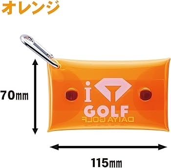 BaiJia ステンレススチール ゴルフ用ティーケース Amazon | ダイヤゴルフ(DAIYA GOLF) クリアティーケース オレンジ