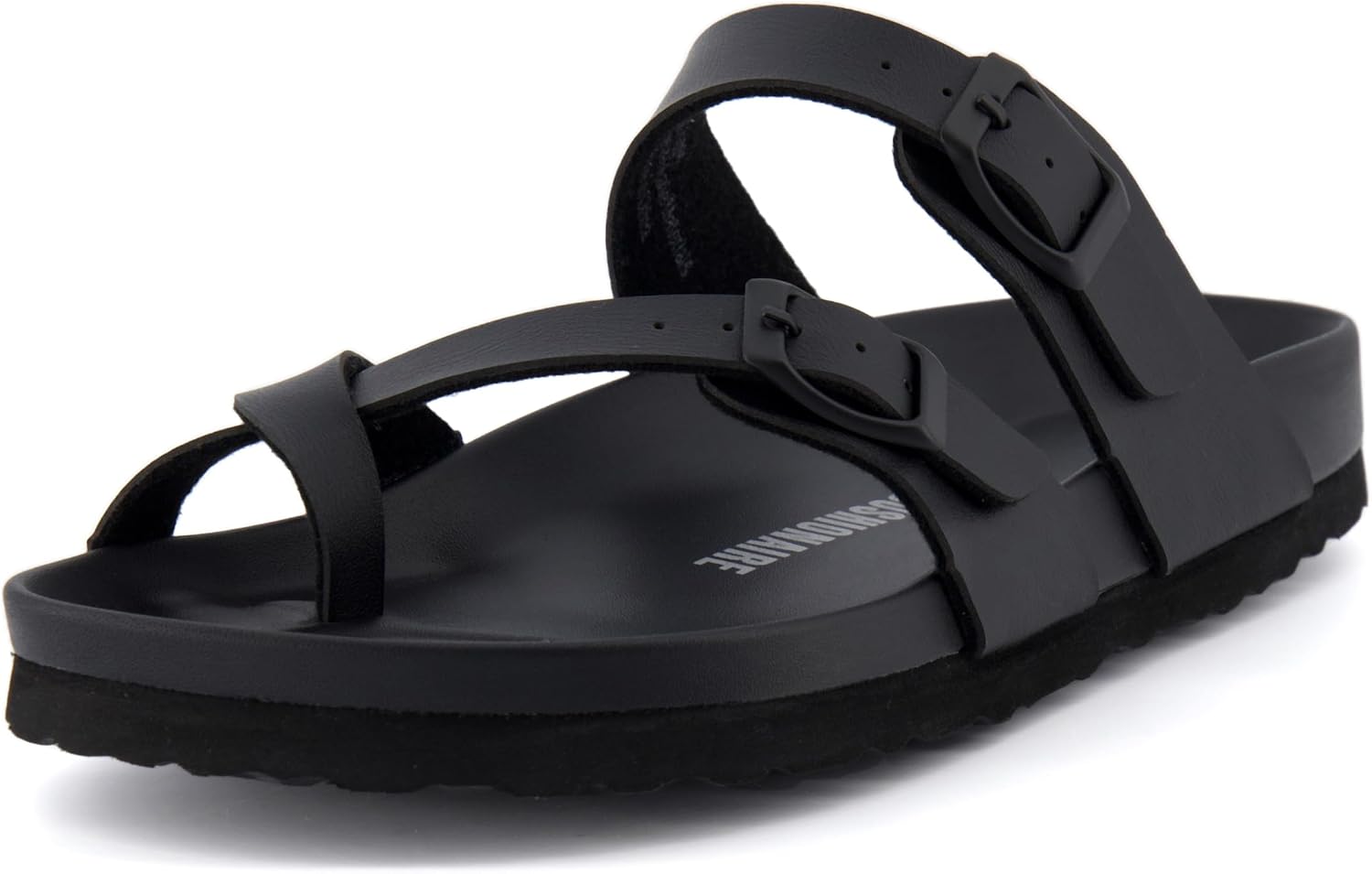 CUSHIONAIRE Women's Laker soft footbed Sandal with +Comfort