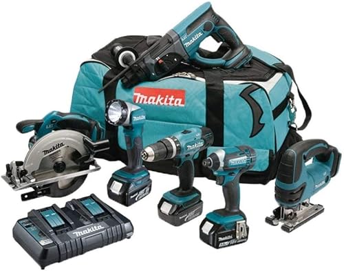 Makita DLX6068PT - Kit combinato LXT da 18 V agli ioni di…
