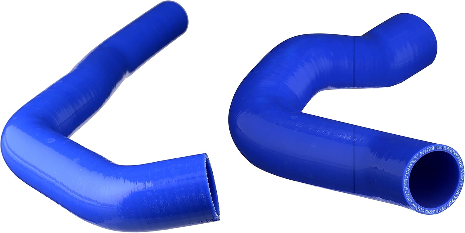 Heavy Duty Silicone Radiator Hoses and Intercooler Boot Kit Compatible with 1998 1999 2000 2001 2002 Dodge Ram Cummins 5.9L Diesel 2500 3500 Maximum Temperature Rating 350-Degree (blue)