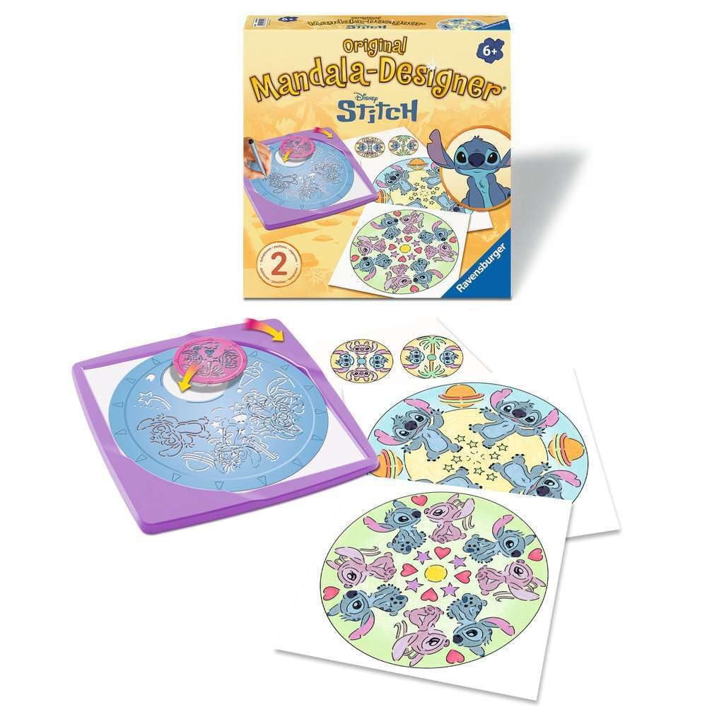 Mandala-Designer Midi Disney Stitch: Zeichenset für endlose Mandalas