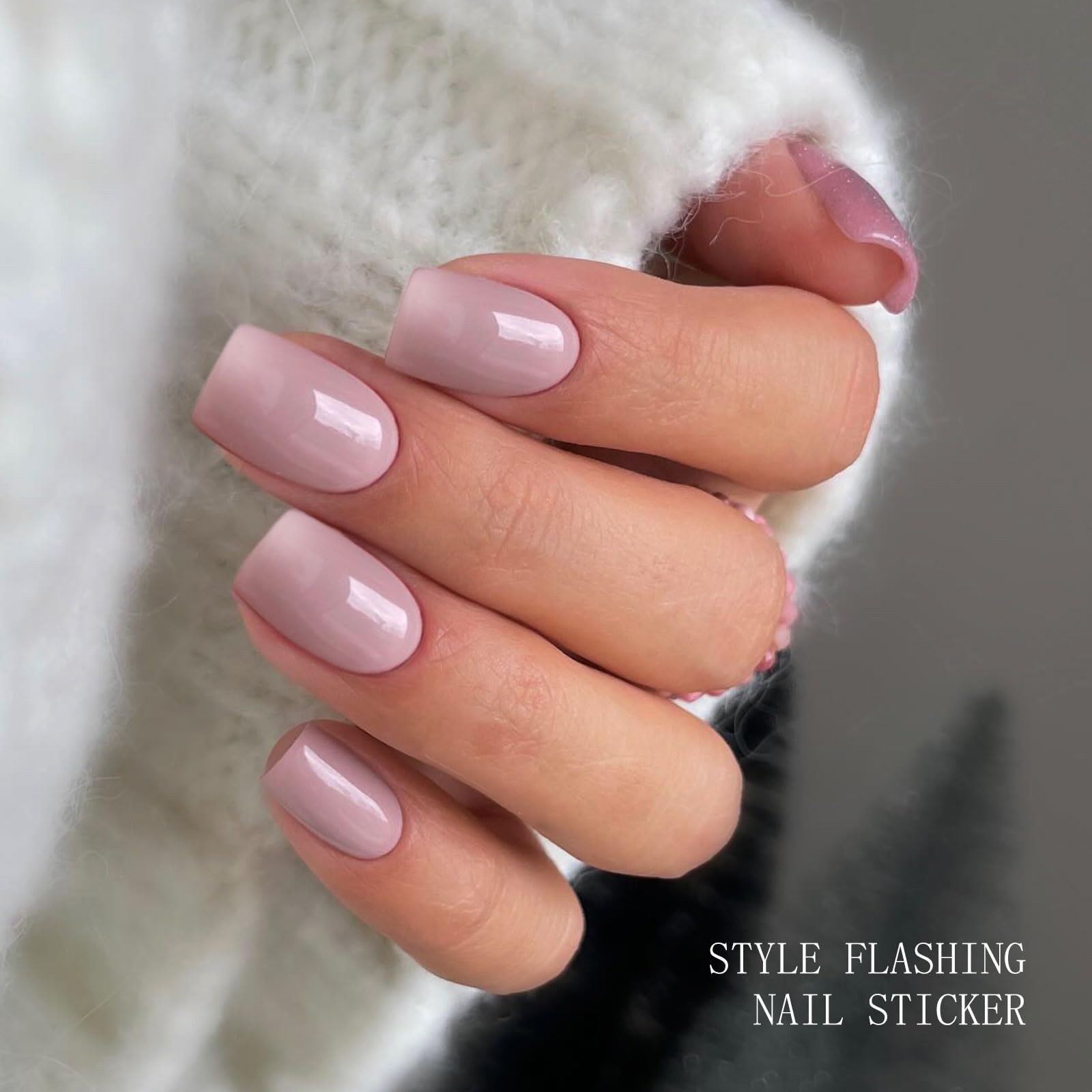 JMEOWIO Gel-Nagelfolien Set – 20 Stück, Selbstklebend, UV-härtend