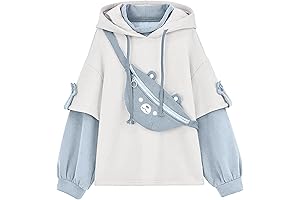 Cute Brown Bear Hoodie for Womens