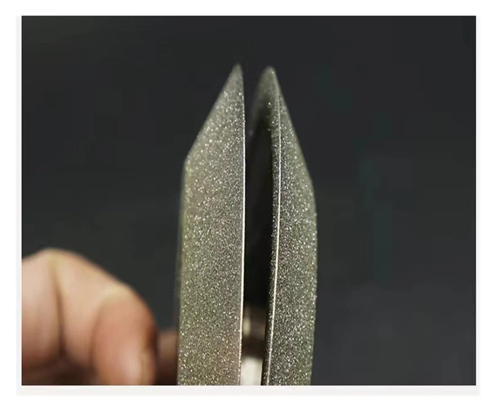 Muela de Diamante bisel único 150mm de diámetro 30 45 60 grados acero de tungsteno CBN fresa de cerámica(150Dx32Hx10TxV45,400 grit)