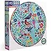 eeBoo Piece & Love: Four Birds - 500 Piece Puzzle - Adult Round Jigsaw, 23