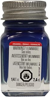 Testors Enamel Paint, Gloss Dark Blue, 1/4-Ounce
