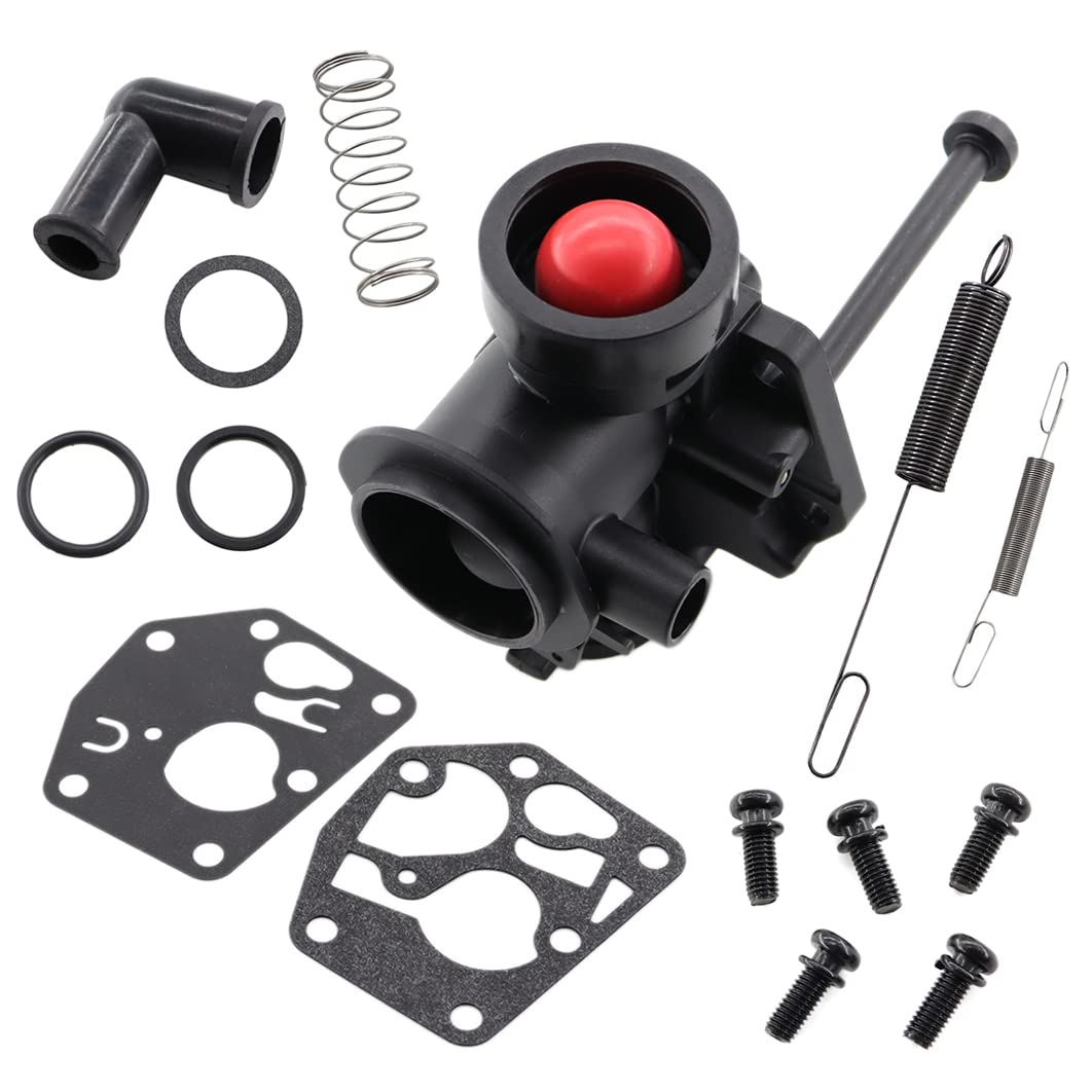 MCHNIC Carburettor with Diaphragm Regulator Spring for Briggs & Stratton 498809 498809A 497619 494406 Lawnmower 96900 98900 9B900 9H999 Series Engines