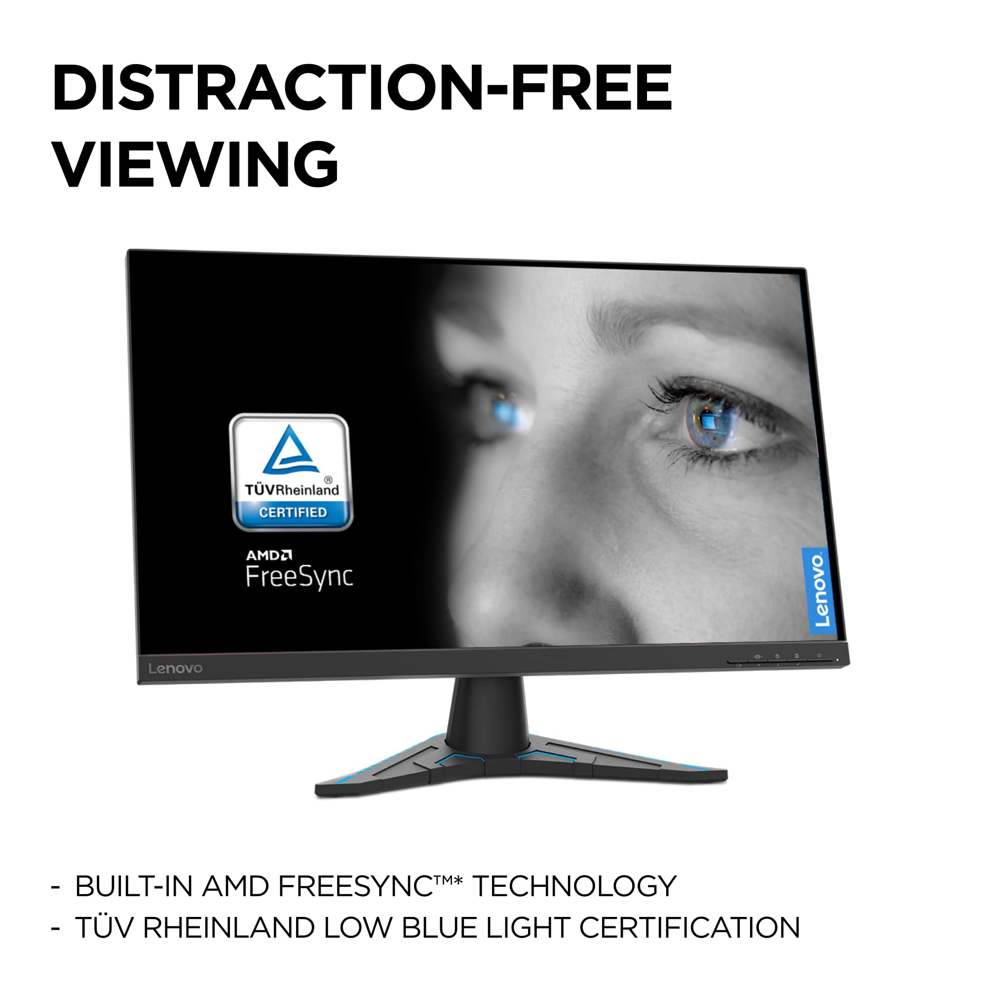 Lenovo G27e-20 27 Inch Full HD (1080p) Gaming Monitor (VA Panel