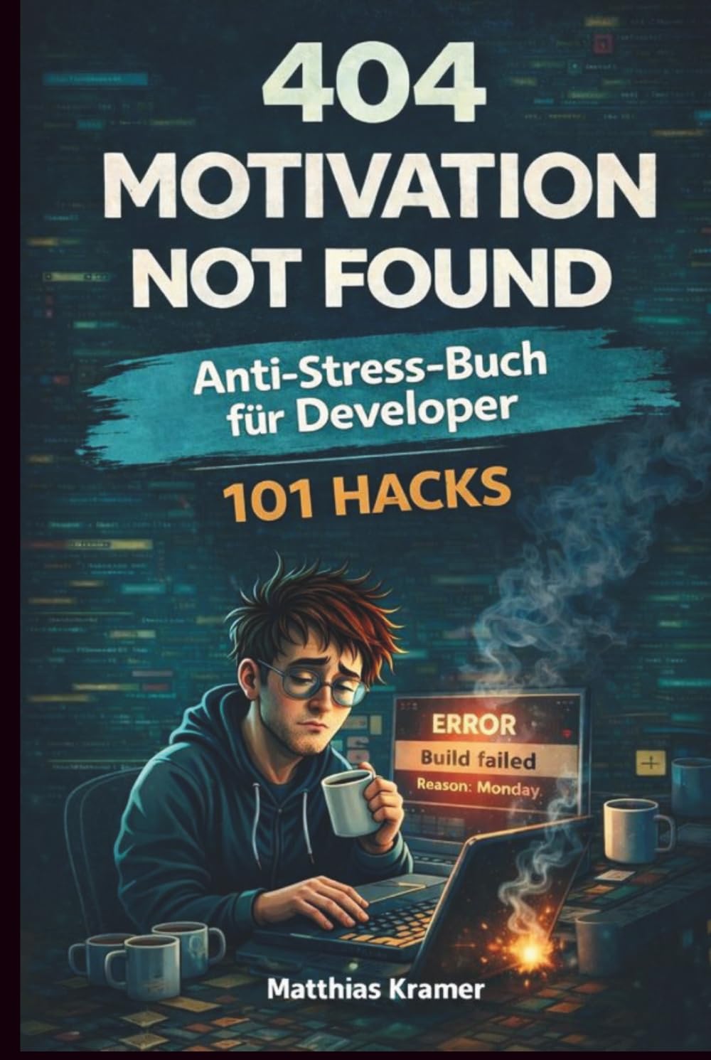 404 Motivation Not Found: Das Anti-Stress-Buch für Entwickler – 101 Wege, den Programmierer-Alltag zu überleben, ohne den Laptop aus dem Fenster zu ... für Entwickler, Programmierer und IT-Nerds