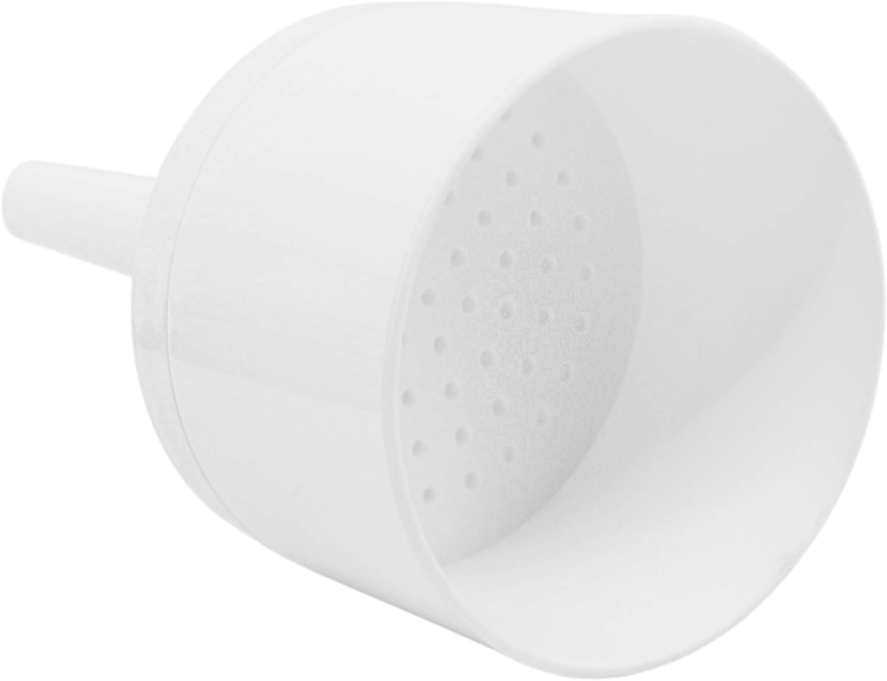 EISCO Buchner Funnel, 7.5cm - Polypropylene, 2 Parts - Designed for 5-6cm Filter Paper - Stem Length, 6cm - Lightweight, Autoclavable