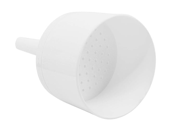Eisco Buchner Funnel, PP, 7.5cm, 5-6cm Filter Paper, 2 Parts, Autoclavable | Vacuum Seal Without Grease, Sterilizable for Reuse, Perforated Filter Plate, For Solid-Liquid Filtration