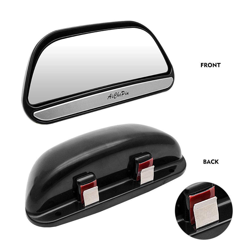 Baceyong 2x Specchietto retrovisore accompagnato, Specchietti per punto cieco, Specchietti retrovisori sostitutivi per auto universali, Specchietto panoramico grandangolare regolabile a 360°