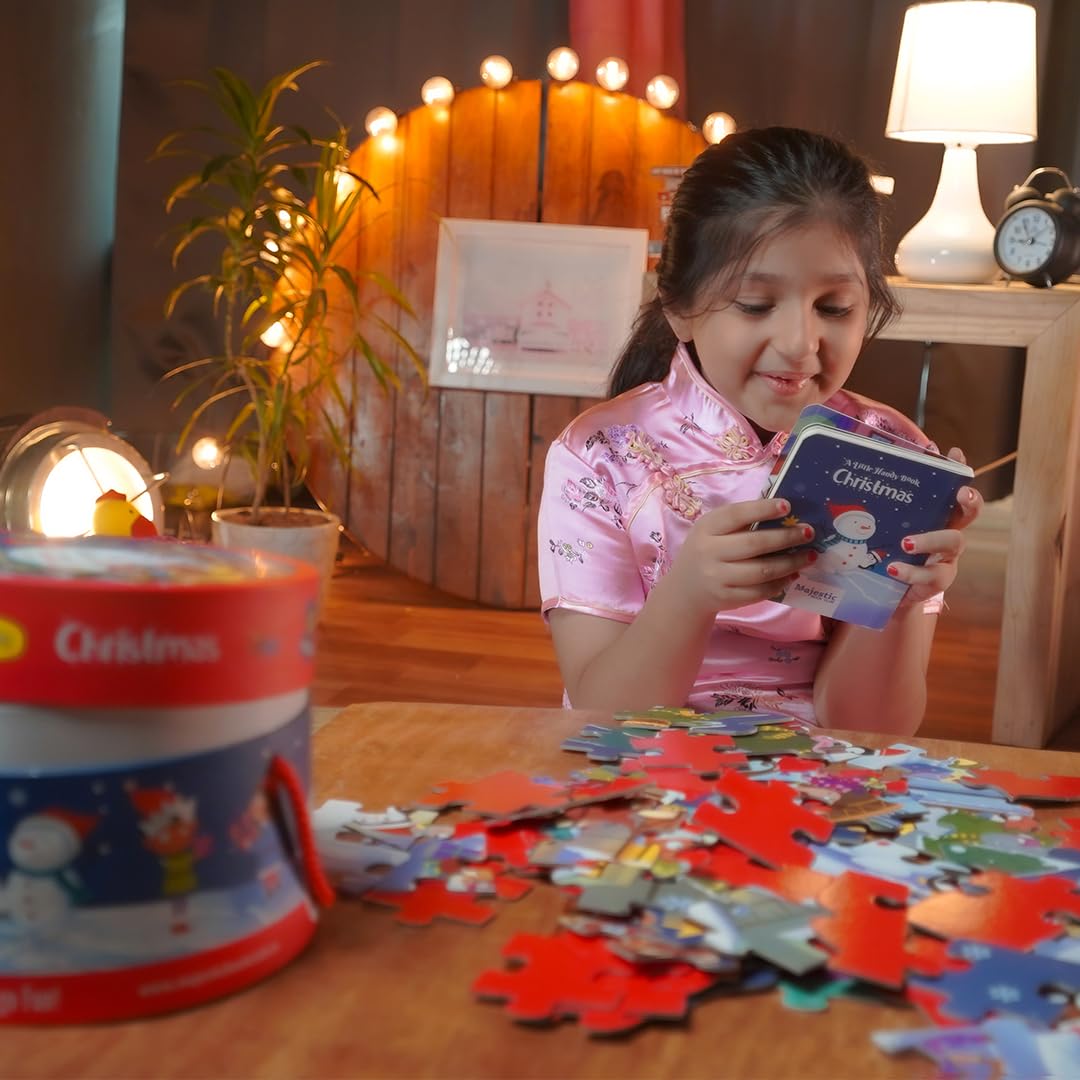 Christmas Puzzle Gift Box - 80 Pieces & Storybook -8 Christmas Puzzle Gift Box - 80 Pieces & Storybook -8