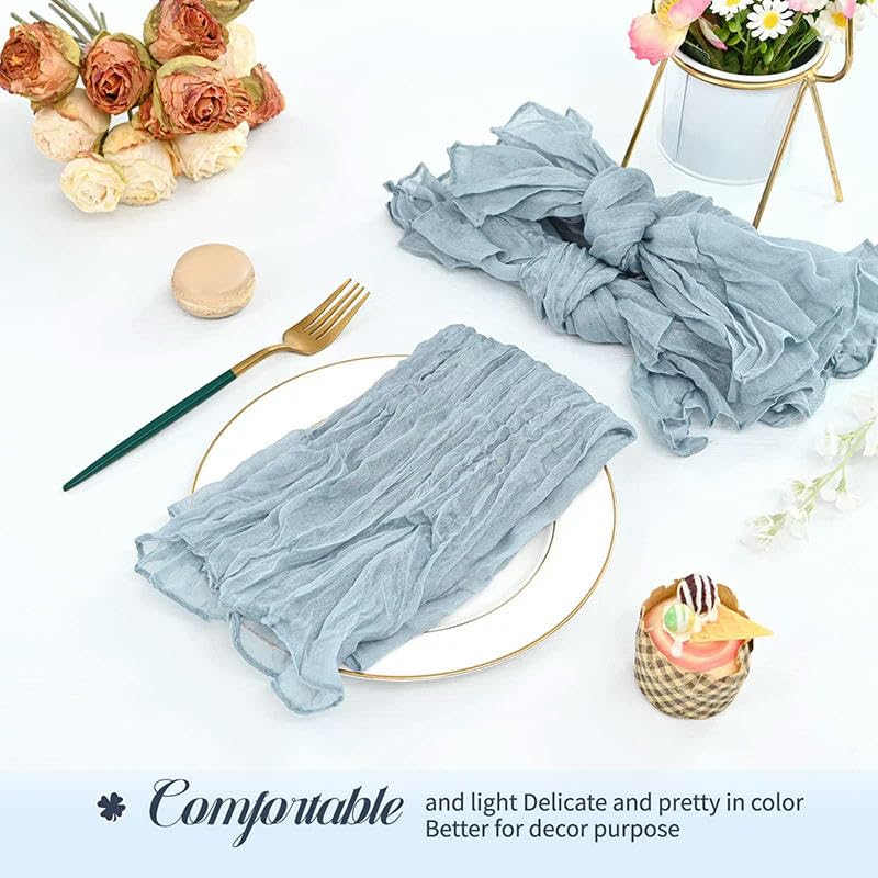 Servilletas de Mesa de 24 Uds. servilletas de Cena de 20x20 Pulgadas servilletas de Boda Bohemias servilletas de Gasa Toalla de Mesa para Fiesta/Banquete