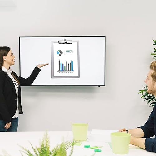 Miniatura 10 de Portapapeles de metal con soporte para bolígrafo, tamaño cartaA4 (8.5 x 11), portapapeles horizontales de acero inoxidable 304, tableros de clip de